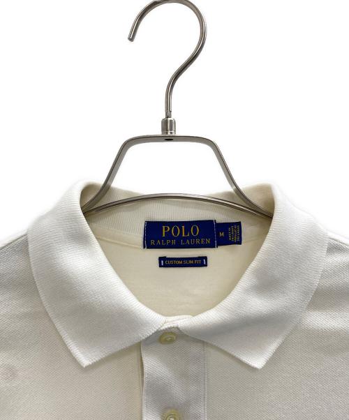 POLO RALPH LAUREN（ポロ・ラルフローレン）POLO RALPH LAUREN (ポロ・ラルフローレン) ポロシャツ アイボリー サイズ:Mの古着・服飾アイテム