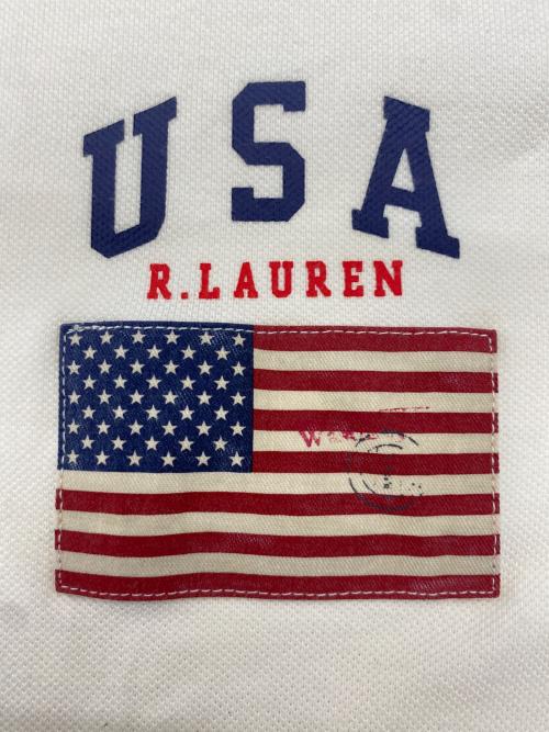 POLO RALPH LAUREN（ポロ・ラルフローレン）POLO RALPH LAUREN (ポロ・ラルフローレン) ポロシャツ アイボリー サイズ:Mの古着・服飾アイテム