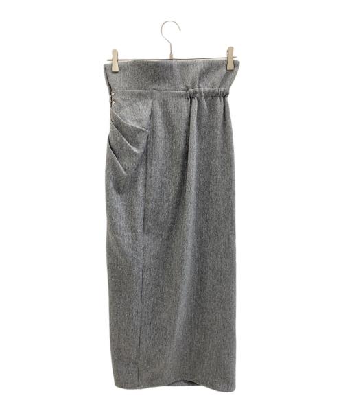 Snidel（スナイデル）Snidel (スナイデル) スカート グレー サイズ:1の古着・服飾アイテム
