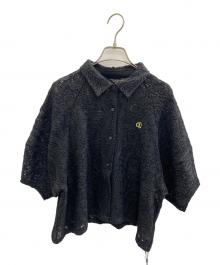 CAPRICIEUX LE'MAGE（カプリシューレマージュ）の古着「半袖ニット」｜ブラック