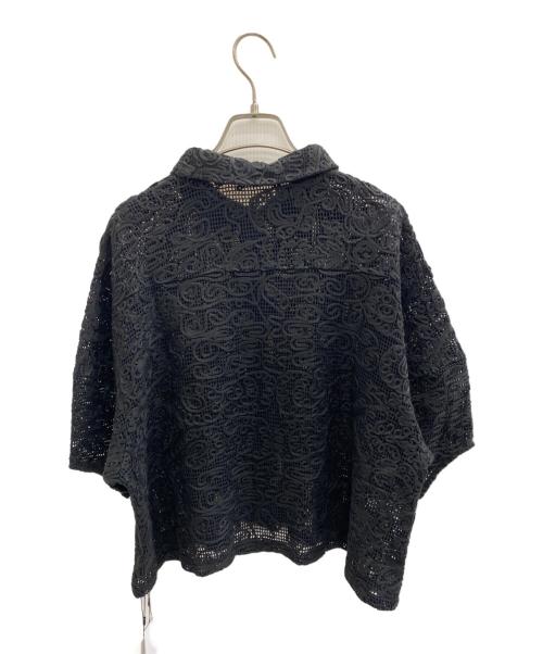 CAPRICIEUX LE'MAGE（カプリシューレマージュ）CAPRICIEUX LE'MAGE (カプリシューレマージュ) 半袖ニット ブラック サイズ:Freeの古着・服飾アイテム
