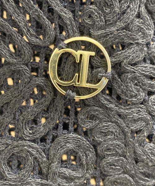 CAPRICIEUX LE'MAGE（カプリシューレマージュ）CAPRICIEUX LE'MAGE (カプリシューレマージュ) 半袖ニット ブラック サイズ:Freeの古着・服飾アイテム