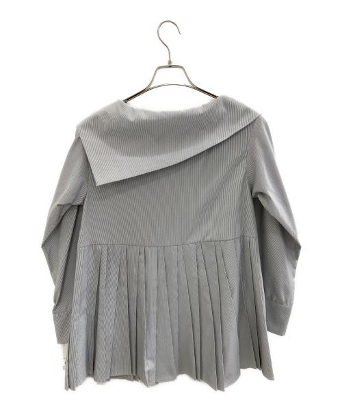 CELFORD（セルフォード）CELFORD (セルフォード) 長袖シャツ グレー×ホワイト サイズ:Freeの古着・服飾アイテム