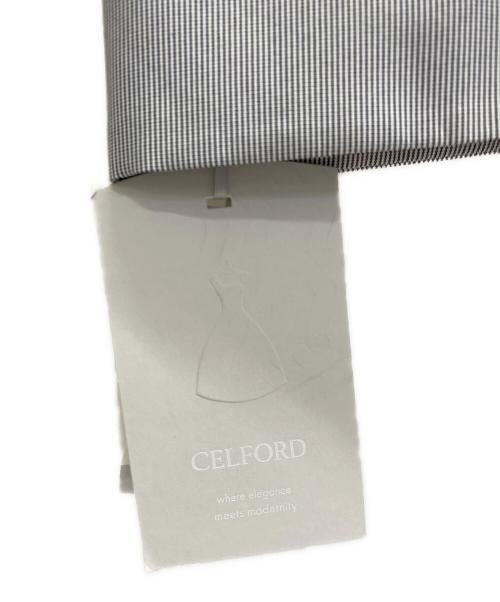 CELFORD（セルフォード）CELFORD (セルフォード) 長袖シャツ グレー×ホワイト サイズ:Freeの古着・服飾アイテム