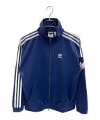 adidasアディダス）の古着「ブルー トラックジャケット(ジェンダーニュートラル)」｜ネイビー