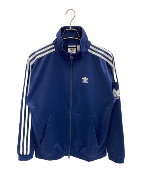 adidas（アディダス）adidas (アディダス) ブルー トラックジャケット(ジェンダーニュートラル) ネイビー サイズ:Sの古着・服飾アイテム