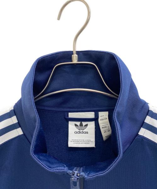 adidas（アディダス）adidas (アディダス) ブルー トラックジャケット(ジェンダーニュートラル) ネイビー サイズ:Sの古着・服飾アイテム