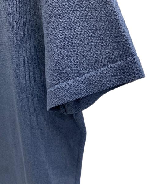 BALENCIAGA（バレンシアガ）BALENCIAGA (バレンシアガ) 半袖ブラウス ネイビー サイズ:38の古着・服飾アイテム