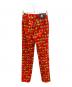 VERSACE (ヴェルサーチ) 00's ハートプリント ツイルパンツ レッド サイズ:W28：7000円