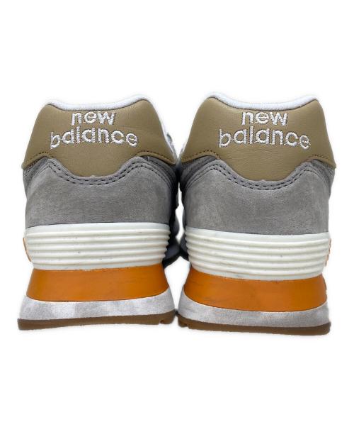NEW BALANCE（ニューバランス）NEW BALANCE (ニューバランス) スニーカー グレー×オレンジ サイズ:25cmの古着・服飾アイテム