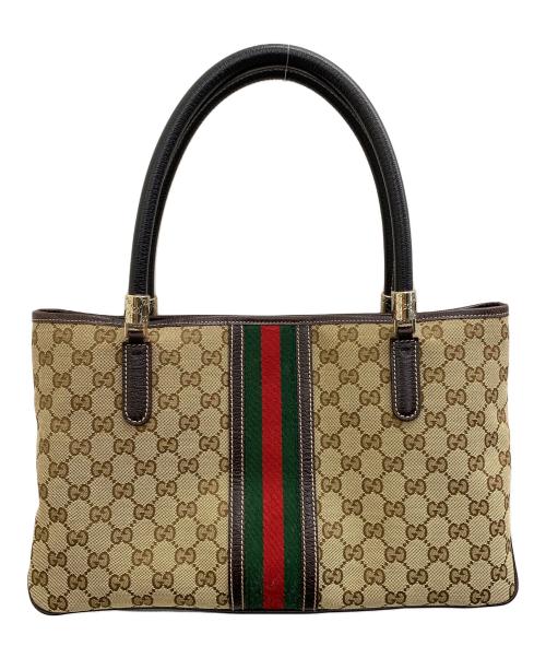 GUCCI（グッチ）GUCCI (グッチ) シェリーライン ベージュの古着・服飾アイテム