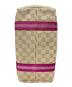 中古・古着 GUCCI (グッチ) GGキャンバス シェリーライン ベージュ×ピンク：40000円
