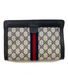 GUCCI（グッチ）の古着「シェリーライン」｜ベージュ×ブラック