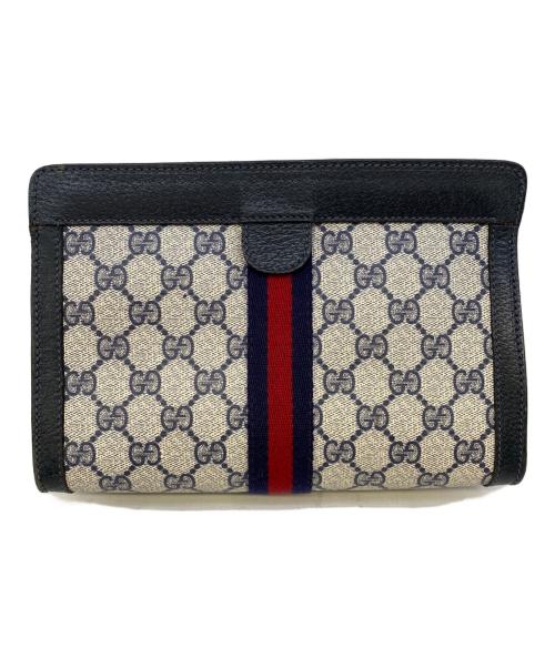 GUCCI（グッチ）GUCCI (グッチ) シェリーライン ベージュ×ブラックの古着・服飾アイテム