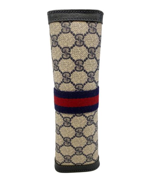 GUCCI（グッチ）GUCCI (グッチ) シェリーライン ベージュ×ブラックの古着・服飾アイテム