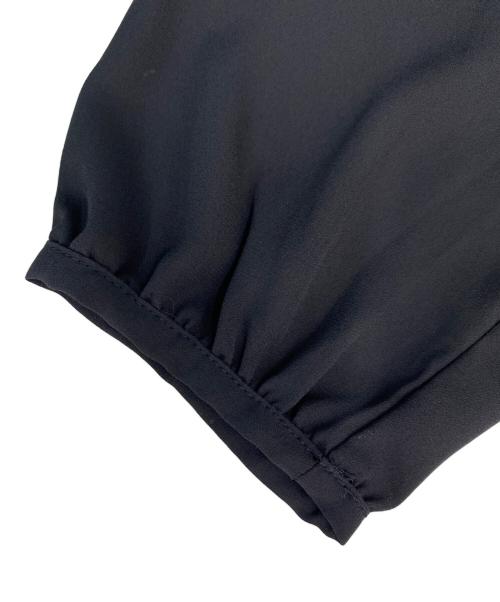 OXFORD（オックスフォード）OXFORD (オックスフォード) 長袖ワンピース グレー×ブラック サイズ:Mの古着・服飾アイテム