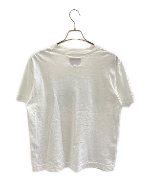 Vivienne Westwood（ヴィヴィアンウエストウッド）Vivienne Westwood (ヴィヴィアンウエストウッド) METAL WATER ORB RELAX T-SHIRT シルバー×ホワイト サイズ:Mの古着・服飾アイテム