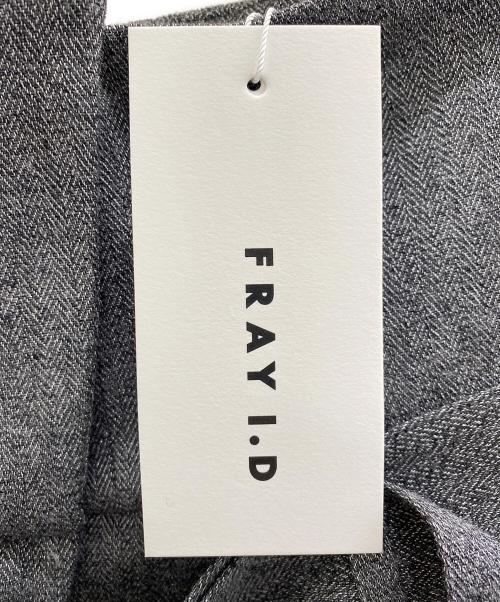 FRAY ID（フレイ アイディー）FRAY ID (フレイ アイディー) スーパーハイウェストベルトラメパンツ ブラック サイズ:1の古着・服飾アイテム