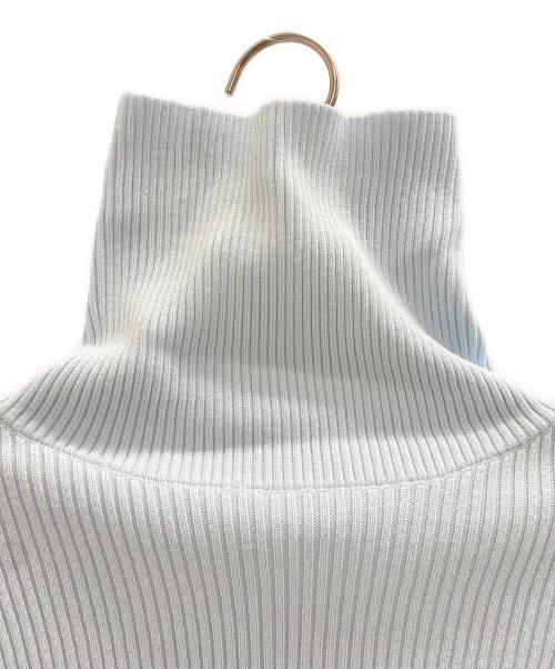 THE TOE（ザ・トゥー）THE TOE (ザ・トゥー) 薄手ニット スカイブルー サイズ:M 未使用品の古着・服飾アイテム