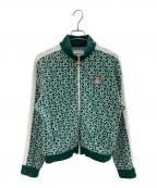 CASABLANCAカサブランカ）の古着「Monogram Track Jacket」｜ホワイト×グリーン