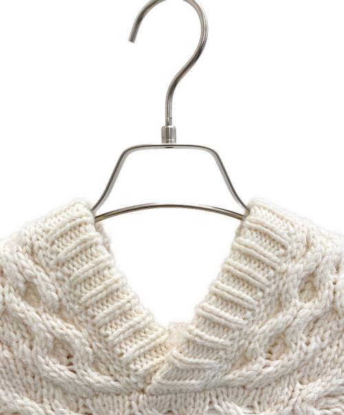 THE TOE（ザ・トゥー）THE TOE (ザ・トゥー) Potsdamer Knit Hoodie アイボリー サイズ:Sの古着・服飾アイテム