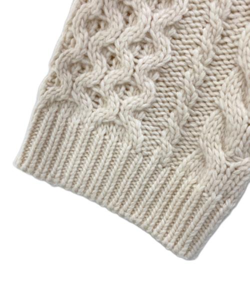 THE TOE（ザ・トゥー）THE TOE (ザ・トゥー) Potsdamer Knit Hoodie アイボリー サイズ:Sの古着・服飾アイテム