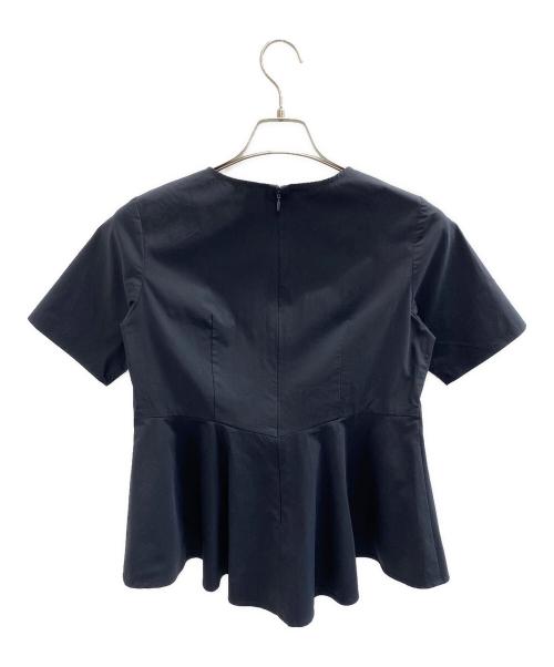 ESTNATION（エストネーション）ESTNATION (エストネーション) 半袖ブラウス ネイビー サイズ:36の古着・服飾アイテム