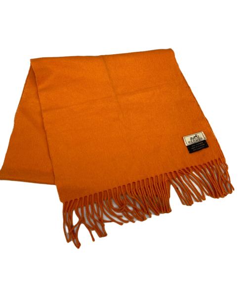 HERMES（エルメス）HERMES (エルメス) マフラー オレンジの古着・服飾アイテム