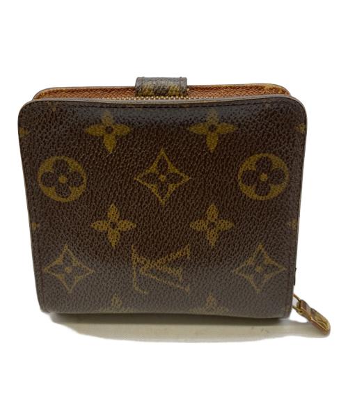 LOUIS VUITTON（ルイ ヴィトン）LOUIS VUITTON (ルイ ヴィトン) コンパクトジップ ブラウンの古着・服飾アイテム