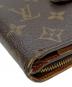中古・古着 LOUIS VUITTON (ルイ ヴィトン) コンパクトジップ ブラウン：10000円