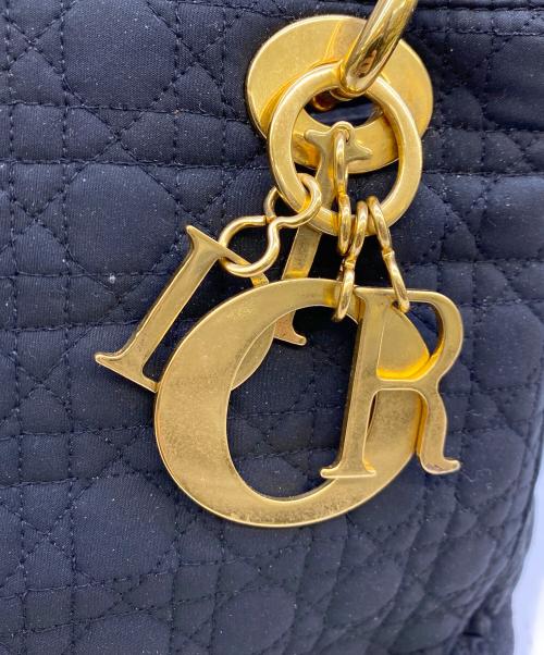 Christian Dior（クリスチャン ディオール）Christian Dior (クリスチャン ディオール) レディディオール カナージュ ブラックの古着・服飾アイテム