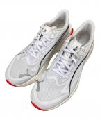 PUMAプーマ）の古着「ランニングシューズ」｜ホワイト×レッド