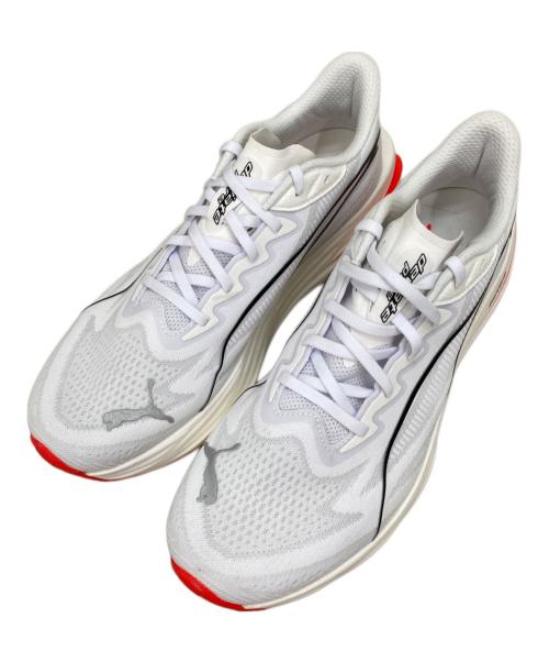 PUMA（プーマ）PUMA (プーマ) ランニングシューズ ホワイト×レッド サイズ:28.5cmの古着・服飾アイテム