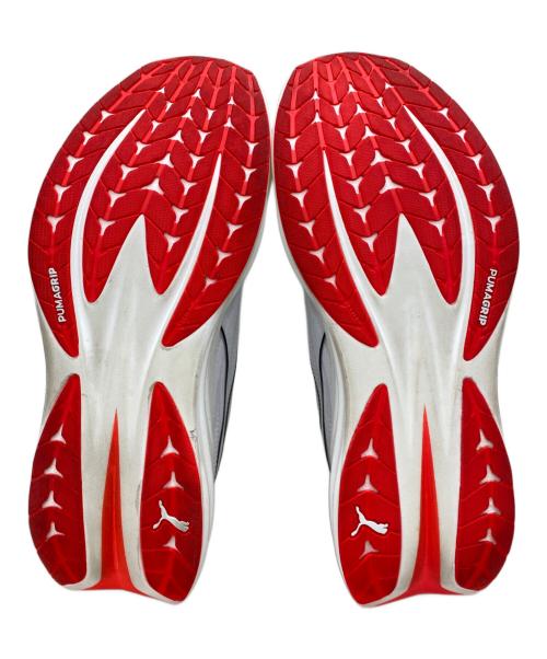 PUMA（プーマ）PUMA (プーマ) ランニングシューズ ホワイト×レッド サイズ:28.5cmの古着・服飾アイテム