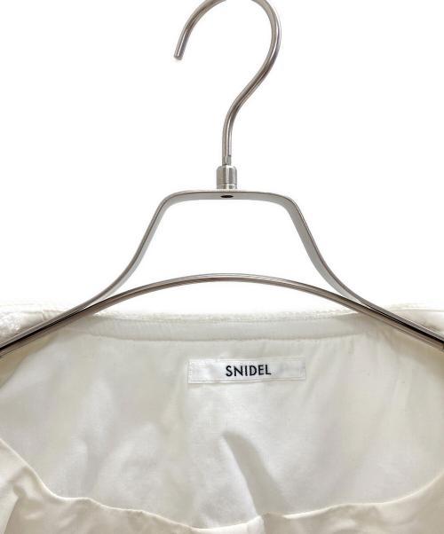Snidel（スナイデル）Snidel (スナイデル) ツイードジャケット アイボリー サイズ:1の古着・服飾アイテム
