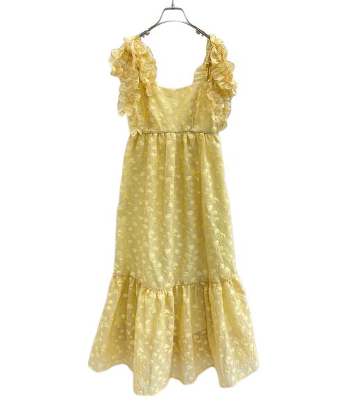 Snidel（スナイデル）Snidel (スナイデル) ノースリーブ・キャミソールワンピース イエローの古着・服飾アイテム