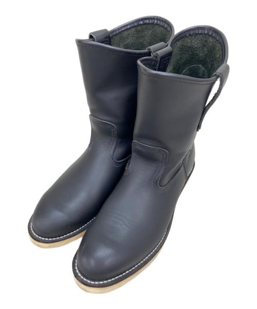 RED WING（レッドウィング）RED WING (レッドウィング) ペコスブーツ ブラック サイズ:8E（26-26.5）の古着・服飾アイテム