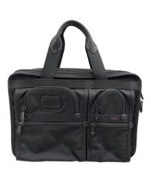 TUMI（トゥミ）の古着「エクスパンダブル・オーガナイザー・コンピューター・ブリーフ　ALPHA」｜ブラック