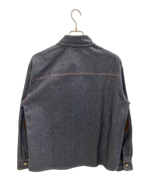 karaku（カラク）karaku (カラク) 長袖シャツ インディゴ サイズ:Lの古着・服飾アイテム