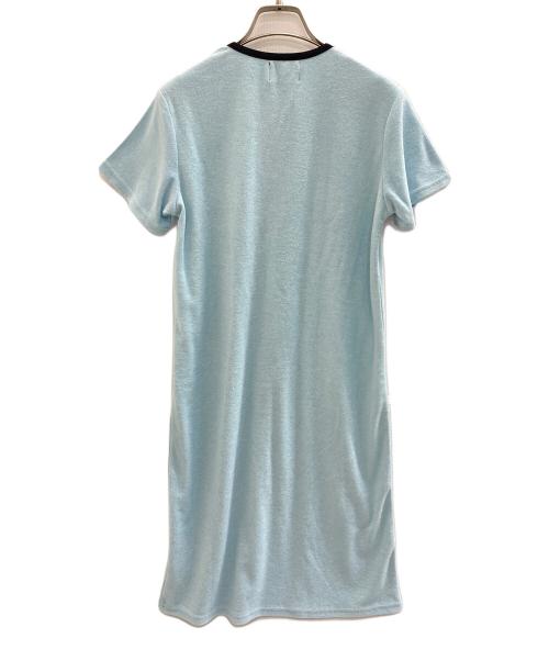 stussy（ステューシー）stussy (ステューシー) Barra Short Sleeve Mini Dress スカイブルー サイズ:S 未使用品の古着・服飾アイテム