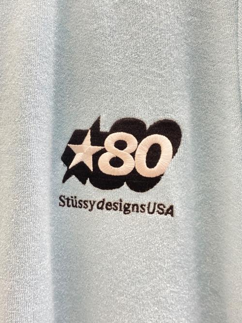 stussy（ステューシー）stussy (ステューシー) Barra Short Sleeve Mini Dress スカイブルー サイズ:S 未使用品の古着・服飾アイテム