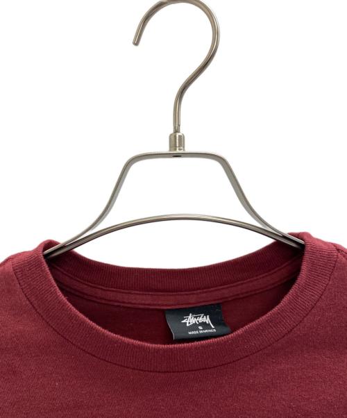stussy（ステューシー）stussy (ステューシー) 半袖カットソー レッド サイズ:Sの古着・服飾アイテム