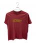 stussy（ステューシー）の古着「半袖カットソー」｜レッド