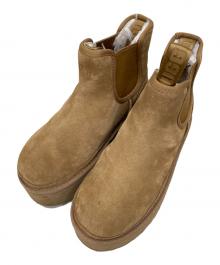 UGG（アグ）の古着「NEUMEL PLATFORM CHELSEA」｜ベージュ