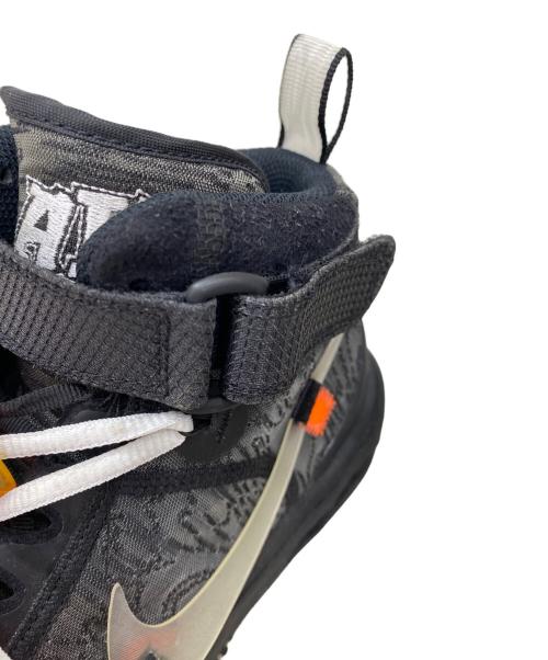 NIKE（ナイキ）NIKE (ナイキ) OFFWHITE (オフホワイト) AIR FORCE 1 MID SP BLACK ブラック サイズ:28の古着・服飾アイテム
