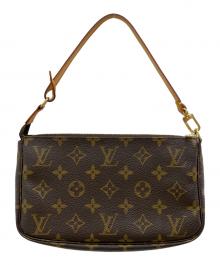 LOUIS VUITTON（ルイ ヴィトン）の古着「モノグラム・ポシェット・アクセソワール」｜ブラウン