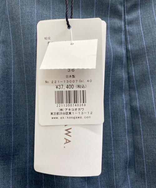 AKIKOAOKI（アキコアオキ）AKIKOAOKI (アキコアオキ) スーツスカート ブルー サイズ:36の古着・服飾アイテム