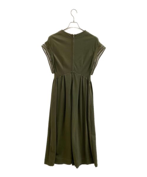 ELENDEEK（エレンディーク）ELENDEEK (エレンディーク) ノースリーブワンピース グリーン サイズ:2の古着・服飾アイテム