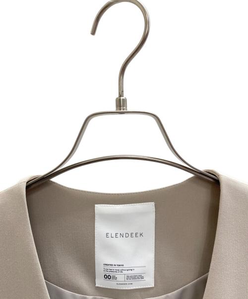 ELENDEEK（エレンディーク）ELENDEEK (エレンディーク) ジレ ベージュ サイズ:Freeの古着・服飾アイテム