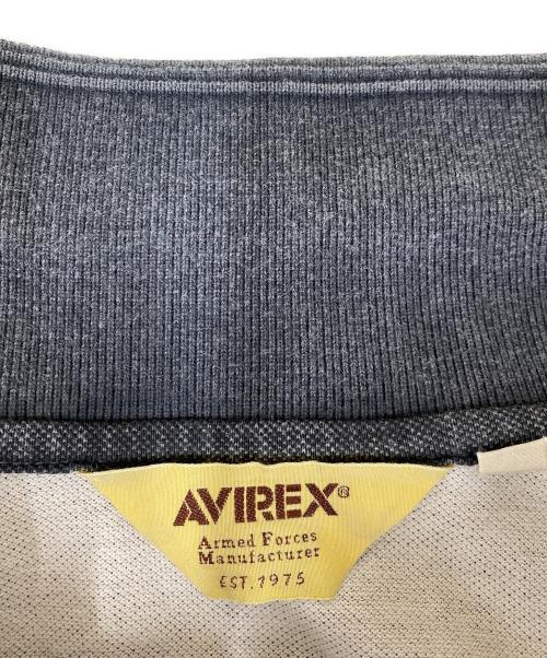AVIREX（アヴィレックス）AVIREX (アヴィレックス) ポロシャツ グレー サイズ:Mの古着・服飾アイテム